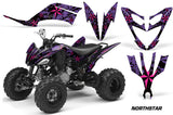 ATV Decal Graphic Kit Quad Sticker Wrap For Yamaha Raptor 250 2008-2014 NORTHSTAR PINK PURPLE