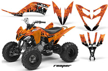 Load image into Gallery viewer, ATV Decal Graphic Kit Quad Sticker Wrap For Yamaha Raptor 250 2008-2014 REAPER ORANGE-atv motorcycle utv parts accessories gear helmets jackets gloves pantsAll Terrain Depot