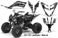 Load image into Gallery viewer, ATV Decal Graphic Kit Quad Sticker Wrap For Yamaha Raptor 250 2008-2014 SSSH WHITE BLACK-atv motorcycle utv parts accessories gear helmets jackets gloves pantsAll Terrain Depot