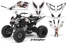 Load image into Gallery viewer, ATV Decal Graphic Kit Quad Sticker Wrap For Yamaha Raptor 250 2008-2014 TBOMBER BLACK-atv motorcycle utv parts accessories gear helmets jackets gloves pantsAll Terrain Depot