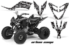 Load image into Gallery viewer, ATV Decal Graphic Kit Quad Sticker Wrap For Yamaha Raptor 250 2008-2014 URBAN CAMO BLACK-atv motorcycle utv parts accessories gear helmets jackets gloves pantsAll Terrain Depot