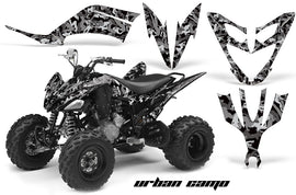 ATV Decal Graphic Kit Quad Sticker Wrap For Yamaha Raptor 250 2008-2014 URBAN CAMO BLACK-atv motorcycle utv parts accessories gear helmets jackets gloves pantsAll Terrain Depot