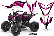 Load image into Gallery viewer, ATV Decal Graphic Kit Quad Sticker Wrap For Yamaha Raptor 250 2008-2014 INLINE PINK BLACK-atv motorcycle utv parts accessories gear helmets jackets gloves pantsAll Terrain Depot