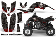 Load image into Gallery viewer, ATV Decal Graphics Kit Quad Sticker Wrap For Yamaha Raptor 660 2001-2005 BONES BLACK-atv motorcycle utv parts accessories gear helmets jackets gloves pantsAll Terrain Depot