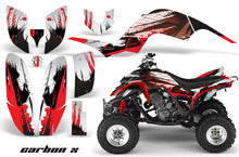 Load image into Gallery viewer, ATV Decal Graphics Kit Quad Sticker Wrap For Yamaha Raptor 660 2001-2005 CARBONX RED-atv motorcycle utv parts accessories gear helmets jackets gloves pantsAll Terrain Depot