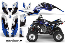 Load image into Gallery viewer, ATV Decal Graphics Kit Quad Sticker Wrap For Yamaha Raptor 660 2001-2005 CARBONX BLUE-atv motorcycle utv parts accessories gear helmets jackets gloves pantsAll Terrain Depot