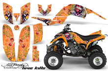 Load image into Gallery viewer, ATV Decal Graphics Kit Quad Sticker Wrap For Yamaha Raptor 660 2001-2005 EDHLK ORANGE-atv motorcycle utv parts accessories gear helmets jackets gloves pantsAll Terrain Depot