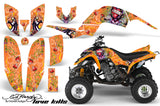 ATV Decal Graphics Kit Quad Sticker Wrap For Yamaha Raptor 660 2001-2005 EDHLK ORANGE
