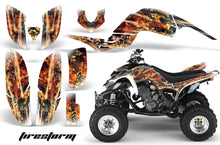 Load image into Gallery viewer, ATV Decal Graphics Kit Quad Sticker Wrap For Yamaha Raptor 660 2001-2005 FIRESTORM WHITE-atv motorcycle utv parts accessories gear helmets jackets gloves pantsAll Terrain Depot