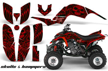 Load image into Gallery viewer, ATV Decal Graphics Kit Quad Sticker Wrap For Yamaha Raptor 660 2001-2005 HISH RED-atv motorcycle utv parts accessories gear helmets jackets gloves pantsAll Terrain Depot