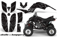 Load image into Gallery viewer, ATV Decal Graphics Kit Quad Sticker Wrap For Yamaha Raptor 660 2001-2005 HISH SILVER-atv motorcycle utv parts accessories gear helmets jackets gloves pantsAll Terrain Depot