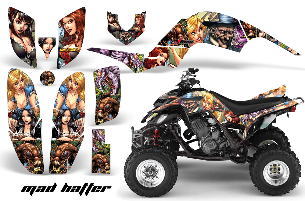 ATV Decal Graphics Kit Quad Sticker Wrap For Yamaha Raptor 660 2001-2005 HATTER FULL COLOR-atv motorcycle utv parts accessories gear helmets jackets gloves pantsAll Terrain Depot