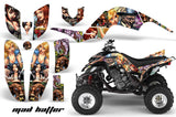 ATV Decal Graphics Kit Quad Sticker Wrap For Yamaha Raptor 660 2001-2005 HATTER FULL COLOR