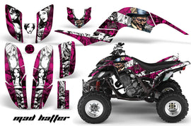 ATV Decal Graphics Kit Quad Sticker Wrap For Yamaha Raptor 660 2001-2005 HATTER WHITE PINK-atv motorcycle utv parts accessories gear helmets jackets gloves pantsAll Terrain Depot
