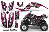 ATV Decal Graphics Kit Quad Sticker Wrap For Yamaha Raptor 660 2001-2005 HATTER WHITE PINK