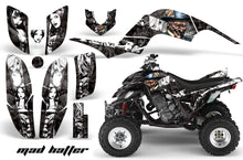 Load image into Gallery viewer, ATV Decal Graphics Kit Quad Sticker Wrap For Yamaha Raptor 660 2001-2005 HATTER WHITE BLACK-atv motorcycle utv parts accessories gear helmets jackets gloves pantsAll Terrain Depot