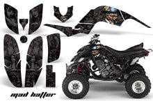 Load image into Gallery viewer, ATV Decal Graphics Kit Quad Sticker Wrap For Yamaha Raptor 660 2001-2005 HATTER BLACK-atv motorcycle utv parts accessories gear helmets jackets gloves pantsAll Terrain Depot