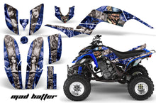 Load image into Gallery viewer, ATV Decal Graphics Kit Quad Sticker Wrap For Yamaha Raptor 660 2001-2005 HATTER SILVER BLUE-atv motorcycle utv parts accessories gear helmets jackets gloves pantsAll Terrain Depot