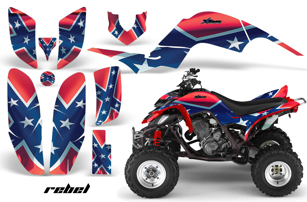 ATV Decal Graphics Kit Quad Sticker Wrap For Yamaha Raptor 660 2001-2005 REBEL-atv motorcycle utv parts accessories gear helmets jackets gloves pantsAll Terrain Depot