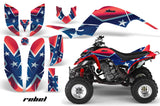 ATV Decal Graphics Kit Quad Sticker Wrap For Yamaha Raptor 660 2001-2005 REBEL
