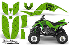 Load image into Gallery viewer, ATV Decal Graphics Kit Quad Sticker Wrap For Yamaha Raptor 660 2001-2005 RELOADED BLACK GREEN-atv motorcycle utv parts accessories gear helmets jackets gloves pantsAll Terrain Depot
