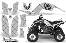 Load image into Gallery viewer, ATV Decal Graphics Kit Quad Sticker Wrap For Yamaha Raptor 660 2001-2005 RELOADED BLACK SILVER-atv motorcycle utv parts accessories gear helmets jackets gloves pantsAll Terrain Depot