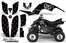 Load image into Gallery viewer, ATV Decal Graphics Kit Quad Sticker Wrap For Yamaha Raptor 660 2001-2005 RELOADED SILVER BLACK-atv motorcycle utv parts accessories gear helmets jackets gloves pantsAll Terrain Depot