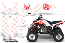 Load image into Gallery viewer, ATV Decal Graphics Kit Quad Sticker Wrap For Yamaha Raptor 660 2001-2005 RELOADED RED WHITE-atv motorcycle utv parts accessories gear helmets jackets gloves pantsAll Terrain Depot