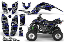 Load image into Gallery viewer, ATV Decal Graphics Kit Quad Sticker Wrap For Yamaha Raptor 660 2001-2005 SSSH BLUE BLACK-atv motorcycle utv parts accessories gear helmets jackets gloves pantsAll Terrain Depot