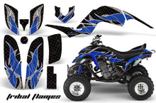 Load image into Gallery viewer, ATV Decal Graphics Kit Quad Sticker Wrap For Yamaha Raptor 660 2001-2005 TRIBAL BLUE BLACK-atv motorcycle utv parts accessories gear helmets jackets gloves pantsAll Terrain Depot