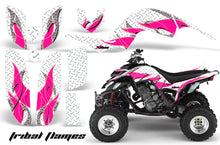 Load image into Gallery viewer, ATV Decal Graphics Kit Quad Sticker Wrap For Yamaha Raptor 660 2001-2005 TRIBAL PINK WHITE-atv motorcycle utv parts accessories gear helmets jackets gloves pantsAll Terrain Depot