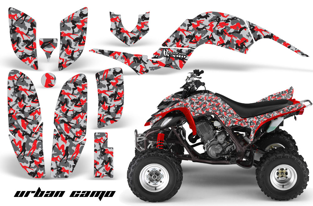 ATV Decal Graphics Kit Quad Sticker Wrap For Yamaha Raptor 660 2001-2005 URBAN CAMO RED-atv motorcycle utv parts accessories gear helmets jackets gloves pantsAll Terrain Depot