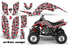 Load image into Gallery viewer, ATV Decal Graphics Kit Quad Sticker Wrap For Yamaha Raptor 660 2001-2005 URBAN CAMO RED-atv motorcycle utv parts accessories gear helmets jackets gloves pantsAll Terrain Depot