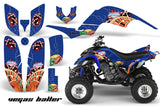 ATV Decal Graphics Kit Quad Sticker Wrap For Yamaha Raptor 660 2001-2005 VEGAS BLUE