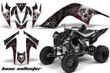 ATV Graphics Kit Quad Decal Sticker Wrap For Yamaha Raptor 700 2006-2012 BONES BLACK RED
