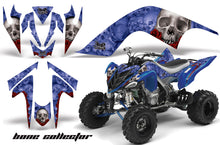 Load image into Gallery viewer, ATV Graphics Kit Quad Decal Sticker Wrap For Yamaha Raptor 700 2006-2012 BONES BLUE-atv motorcycle utv parts accessories gear helmets jackets gloves pantsAll Terrain Depot