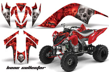 Load image into Gallery viewer, ATV Graphics Kit Quad Decal Sticker Wrap For Yamaha Raptor 700 2006-2012 BONES RED-atv motorcycle utv parts accessories gear helmets jackets gloves pantsAll Terrain Depot