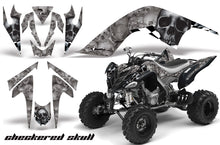 Load image into Gallery viewer, ATV Graphics Kit Quad Decal Sticker Wrap For Yamaha Raptor 700 2006-2012 CHECKERED BLACK-atv motorcycle utv parts accessories gear helmets jackets gloves pantsAll Terrain Depot