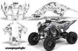 ATV Graphics Kit Quad Decal Sticker Wrap For Yamaha Raptor 700 2006-2012 CAMOPLATE WHITE