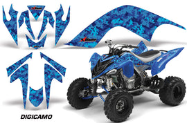 ATV Graphics Kit Quad Decal Sticker Wrap For Yamaha Raptor 700 2006-2012 DIGICAMO BLUE-atv motorcycle utv parts accessories gear helmets jackets gloves pantsAll Terrain Depot