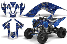 Load image into Gallery viewer, ATV Graphics Kit Quad Decal Sticker Wrap For Yamaha Raptor 700 2006-2012 DOG FIGHT BLUE-atv motorcycle utv parts accessories gear helmets jackets gloves pantsAll Terrain Depot