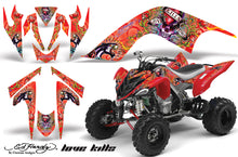 Load image into Gallery viewer, ATV Graphics Kit Quad Decal Sticker Wrap For Yamaha Raptor 700 2006-2012 EDHLK RED-atv motorcycle utv parts accessories gear helmets jackets gloves pantsAll Terrain Depot