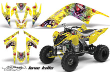Load image into Gallery viewer, ATV Graphics Kit Quad Decal Sticker Wrap For Yamaha Raptor 700 2006-2012 EDHLK YELLOW-atv motorcycle utv parts accessories gear helmets jackets gloves pantsAll Terrain Depot