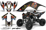 ATV Graphics Kit Quad Decal Sticker Wrap For Yamaha Raptor 700 2006-2012 EDHP BLACK