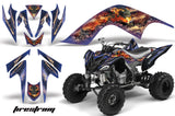 ATV Graphics Kit Quad Decal Sticker Wrap For Yamaha Raptor 700 2006-2012 FIRESTORM BLUE