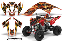 Load image into Gallery viewer, ATV Graphics Kit Quad Decal Sticker Wrap For Yamaha Raptor 700 2006-2012 FIRESTORM RED-atv motorcycle utv parts accessories gear helmets jackets gloves pantsAll Terrain Depot