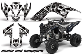 ATV Graphics Kit Quad Decal Sticker Wrap For Yamaha Raptor 700 2006-2012 HISH WHITE-atv motorcycle utv parts accessories gear helmets jackets gloves pantsAll Terrain Depot