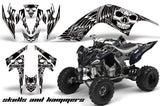 ATV Graphics Kit Quad Decal Sticker Wrap For Yamaha Raptor 700 2006-2012 HISH WHITE