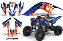 Load image into Gallery viewer, ATV Graphics Kit Quad Decal Sticker Wrap For Yamaha Raptor 700 2006-2012 JACKPOT BLUE-atv motorcycle utv parts accessories gear helmets jackets gloves pantsAll Terrain Depot