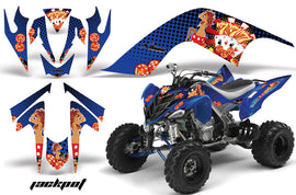ATV Graphics Kit Quad Decal Sticker Wrap For Yamaha Raptor 700 2006-2012 JACKPOT BLUE-atv motorcycle utv parts accessories gear helmets jackets gloves pantsAll Terrain Depot